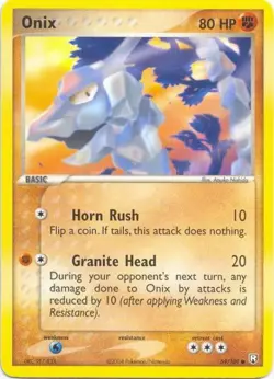 2x (pok-TRR-069) Onix (C) Pokemon EX Team Rocket Returns Card # 69 - Image 1