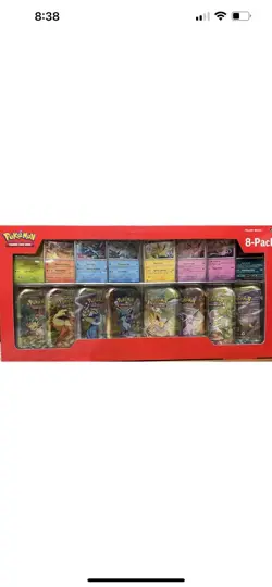 Pokemon Prismatic Evolutions Mini Tin 8-Pack With Promo Cards Costco - Image 4
