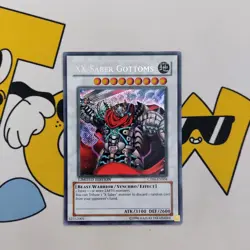 CT06-ENS04 XX-Saber Gottoms Secret Rare LIMITED Edition NM MINT Yugioh cards - Image 1