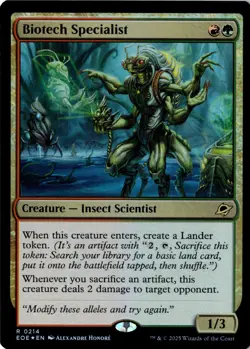 Biotech Specialist R Edge of Eternities 214 NM Foil - Image 1
