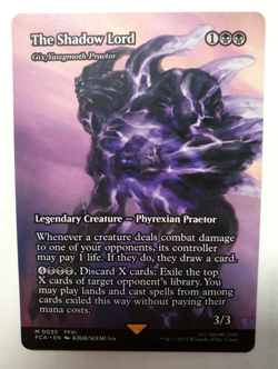 The Shadow Lord (Gix) - Borderless Mythic - MTG Final Fantasy - 0035 NM - Image 1