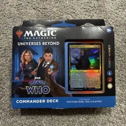 Magic The Gathering Doctor Who Commander Deck Universes Beyond Timey-Wimey 195166228815 - Image 1