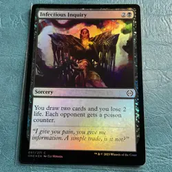 Infectious Inquiry Phyrexia: All Will Be One 097/271 Common Foil LP MTG - Image 1