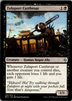 Zulaport Cutthroat Battle for Zendikar #126 Uncommon - Image 1