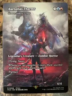 MTG TCG Final Fantasy Barnabas Tharmr - Kraum, Ludevic's Opus Showcase FCA 0056 - Image 1