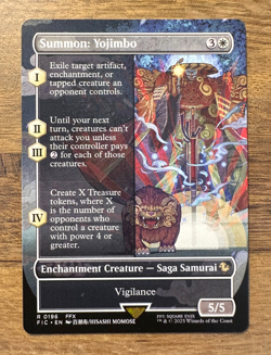 Magic MTG Final Fantasy Summon: Yojimbo #196 *NON-FOIL* Borderless Regular - Image 1