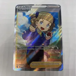 Schoolgirl (Full Art) 262/264 Ultra Rare Holo SWSH08: Fusion Strike NM Pokemon - Image 1