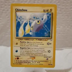 Pokemon Chinchou Neo Revelation 42/64 Common 50 HP Basic Regular English - Image 1