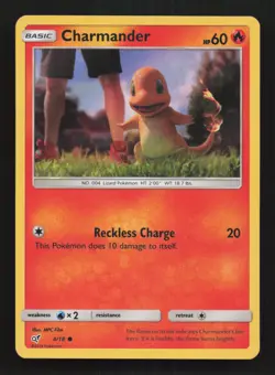 Pokemon TCG Charmander Detective Pikachu 4/18 Holo Common - Image 1