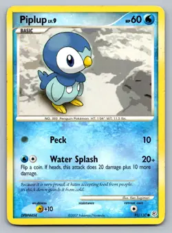 Pokemon TCG Diamond and Pearl Piplup 93/130 - Image 1