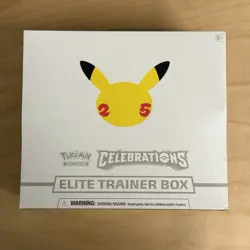 Pokemon TCG: 25th Anniversary Celebrations Elite Trainer Box (2021) 820650809439 - Image 1