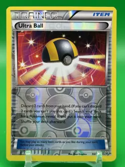 Pokemon XY - Roaring Skies #93/108 Ultra Ball Uncommon Reverse Holo NM M2 - Image 1