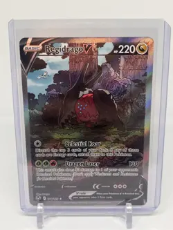 Pokemon TCG Regidrago V 184/195 Silver Tempest Full Alt Art Ultra Rare - Image 1
