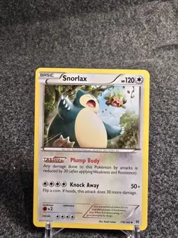 Pokemon TCG Snorlax XY Breakthrough 118/162 Lightly Played Non Holo - Image 1