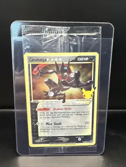 Pokemon TCG Greninja Gold Star SWSH144 Black Star Promo NM/M Sealed B - Image 1