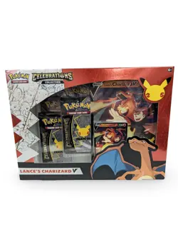 Pokemon 25th Anniversary Celebrations Lance's Charizard V Collection Sealed Box - Image 1