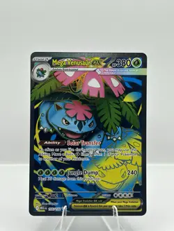 Pokemon Mega Venusaur EX 155/132 Me01: Mega Evolution Ultra Rare Holo ENGLISH - Image 2
