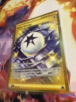 Spiky Energy 190/159 Journey Together Gold Hyper Rare Pokemon TCG NM - Image 2
