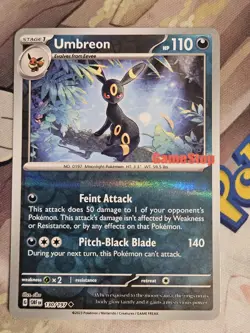 Umbreon 130/197 Gamestop Scarlet & Violet Black Star Promo Pokemon TCG NM - Image 1