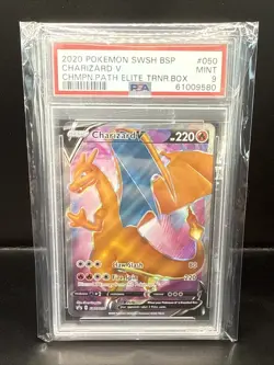 Pokemon Charizard V SWSH050 SWSH: Sword & Shield Black Star Promo - PSA 9 - Image 1