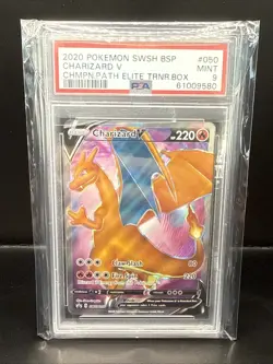 Pokemon Charizard V SWSH050 SWSH: Sword & Shield Black Star Promo - PSA 9 - Image 2