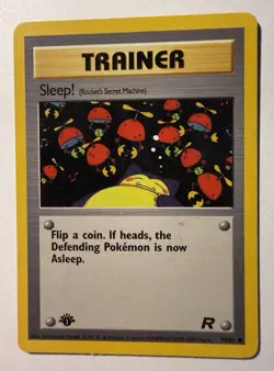 Sleep! 1st Edition - 79/82 Pokemon Team Rocket LP - Image 1