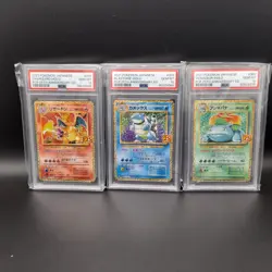 Pokemon -Sequential Set -Charizard Blastoise Venusaur - 25th Anniversary PSA 10 - Image 1