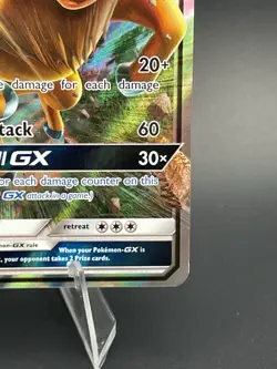 Pokemon TCG Tauros GX 100/149 Sun & Moon Base Set LP - Image 3