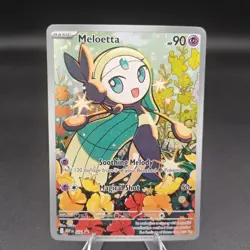 Meloetta 026 Illustration Rare Holo Mega Evolution Promo Pokemon TCG NM - Image 1