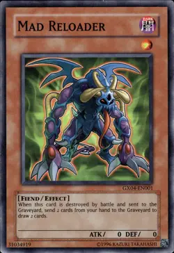 Mad Reloader - Super Rare GX04-EN001 - LP - YuGiOh - Image 1