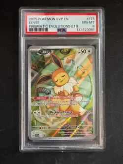 Eevee 173 Sv: Scarlet & Violet Promo Cards Holo PSA 8 - Image 1
