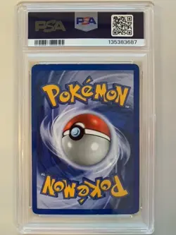 Pokemon TCG Neo Genesis Lugia Holo Card 9/111 Unlimited Rare PSA 4 - Image 2