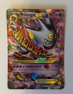 mega gengar ex pokemon card, holographic , from 2016 - Image 5