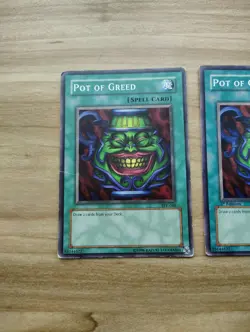 Yu-Gi-Oh! - Pot Of Greed 3X - Full Playset Of Cards - Image 3