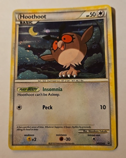 Hoothoot HGSS05 Heartgold & Soulsilver Holo Promo Pokemon Card - Image 1
