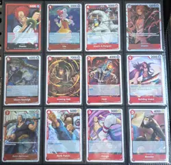 One Piece TCG OP09 Complete Set - All Cards Except AA (Does Not Include Binder) - Image 1