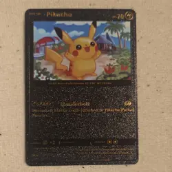 Pokemon Pikachu Holo TCG Card 25th Anniversary English S8a-P 007/025 - Image 1