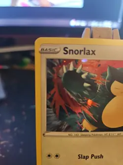Pokemon TCG Snorlax Holo SWSH119 Black Star Promo Card Near Mint NM - Image 2