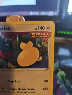 Pokemon TCG Snorlax Holo SWSH119 Black Star Promo Card Near Mint NM - Image 3