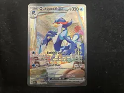 Pokemon Card Quaquaval Ex 260/193 Secret Rare Scarlet Violet Paldea Evolved LP - Image 1
