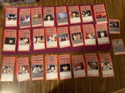 Union Arena Rurouni Kenshin Card Lot, Commons And Uncommons Red, Blue, Purple - Image 1