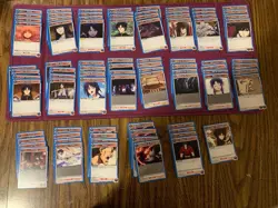 Union Arena Rurouni Kenshin Card Lot, Commons And Uncommons Red, Blue, Purple - Image 3