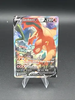 Pokemon TCG Charizard V Brilliant Stars Full Art Ultra Rare Card 154/172 2022 - Image 1