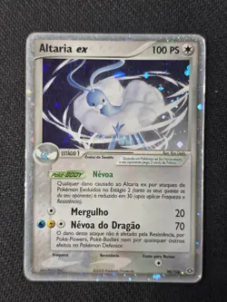 Portuguese Altaria EX 90/106 Ex Emerald Ultra Rare Holo Pokemon TCG Card - MP - Image 1