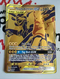 Pikachu & Zekrom GX - SM248 - Jumbo Cards (PR) Pokemon TCG - Image 1