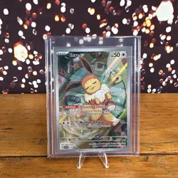 Eevee SVP 173 Promo Holo Scarlet & Violet NM - Pokemon Card Sleepy Art - Image 3