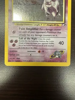 #2 Sabrina's Gengar 14/132 Gym Heroes 2000 Holo Rare WOTC Pokemon Card SWIRL - Image 3