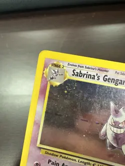 #2 Sabrina's Gengar 14/132 Gym Heroes 2000 Holo Rare WOTC Pokemon Card SWIRL - Image 4