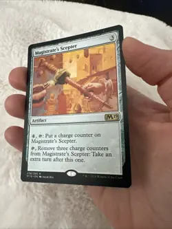 MTG Magic The Gathering Card Magistrate's Scepter Core Set 2019 Regular 238/280 - Image 4