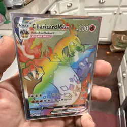Pokemon Charizard VMAX 74/73 Champions Path Secret Rare Holo Card English 2020 - Image 2